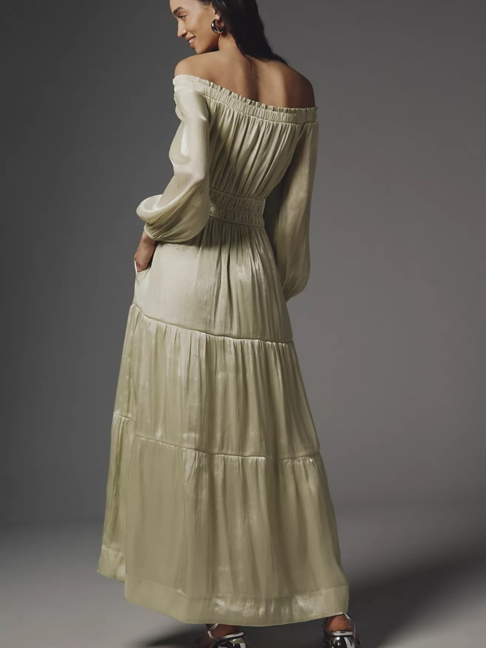 The Somerset Off-Shoulder Maxi Dress